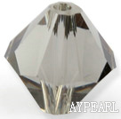 Austrain crystal beads, gray, 8mm bicone. Sold per pkg of 360.