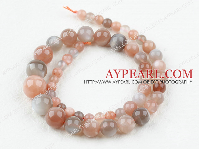 Moonstone beads,6-8-10-12-14mm round in tower,colored,A Grade. Sold per 15.35-inch strand