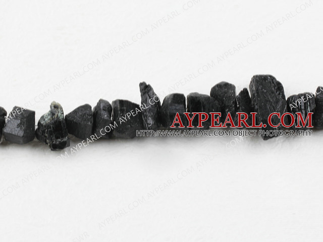 tourmaline beads,12*16mm,black with angles,sold per 15.16-inch strand