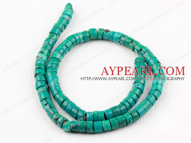 natural turquoise beads.5*8mm abacus,green, sold per 15.75-inch strand