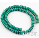 natural turquoise beads,5*8mm abacus,green, sold per 15.75-inch strand