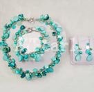 shell pearl crystal set