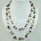 Wholesale Gemstone Necklace-crystal tiger stone necklace