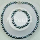 Wholesale Set Jewelry-black pearl set