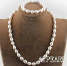 Wholesale Set Jewelry-white pearl set