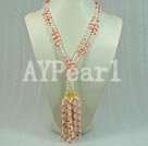 coral pearl necklace