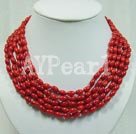 coral necklace