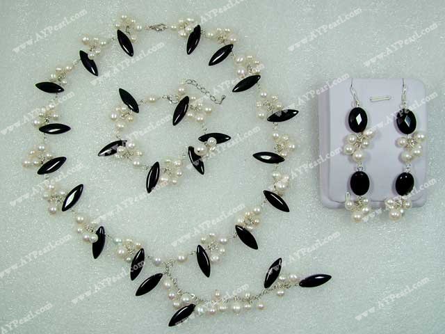 agate pearl set