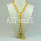 pearl crystal necklace