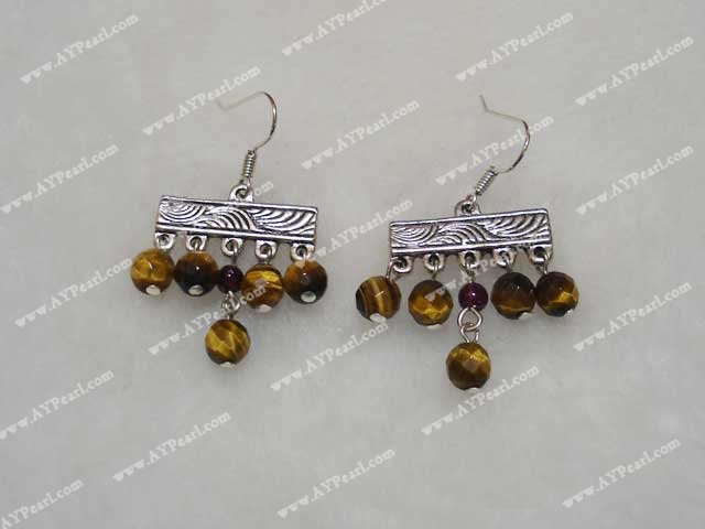 tiger eye earring