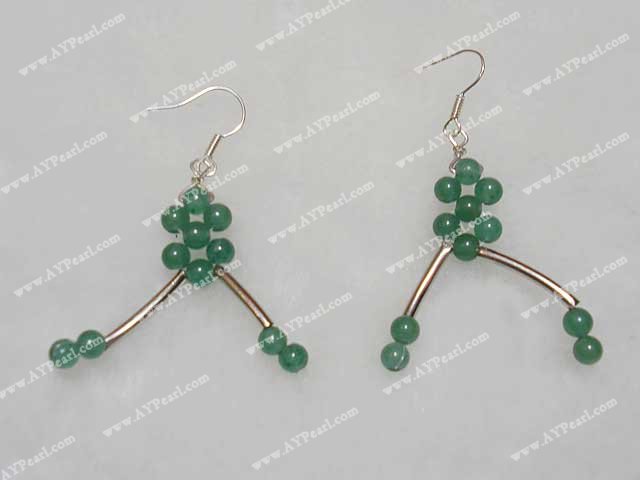 boucle d'oreille aventurine