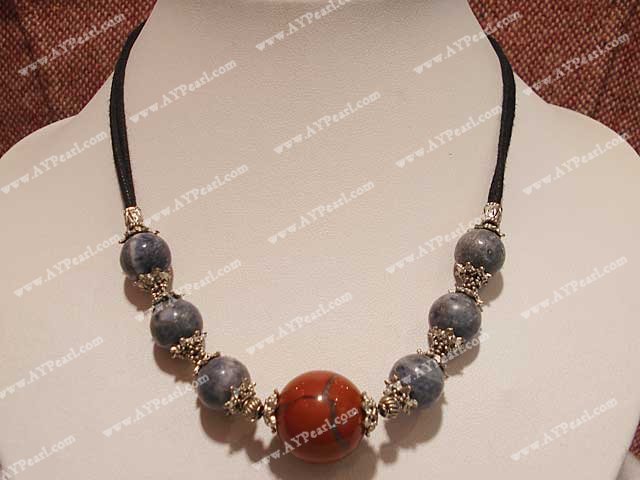 svamp korall turkos halsband