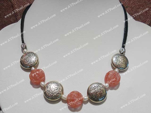 Collier de quartz Cherry