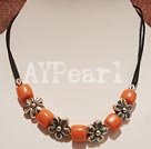 coral necklace