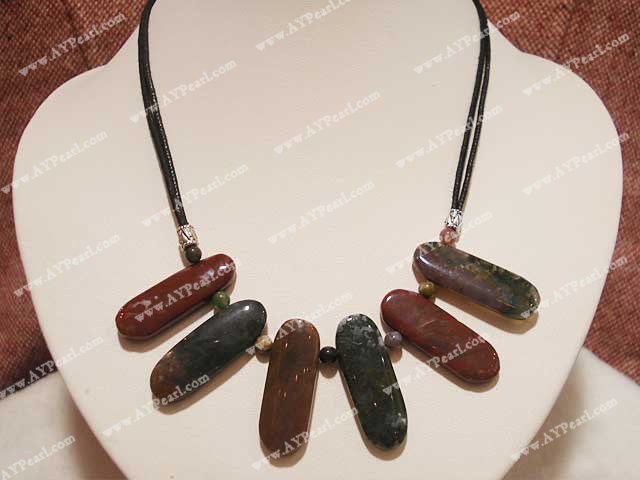 Indian agate necklace