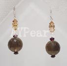 Smoky quartz Austra Crystal earring