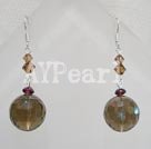 Smoky quartz earring