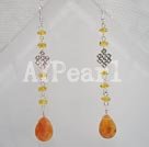 Wholesale Gemstone Earrings-agate crystal earring