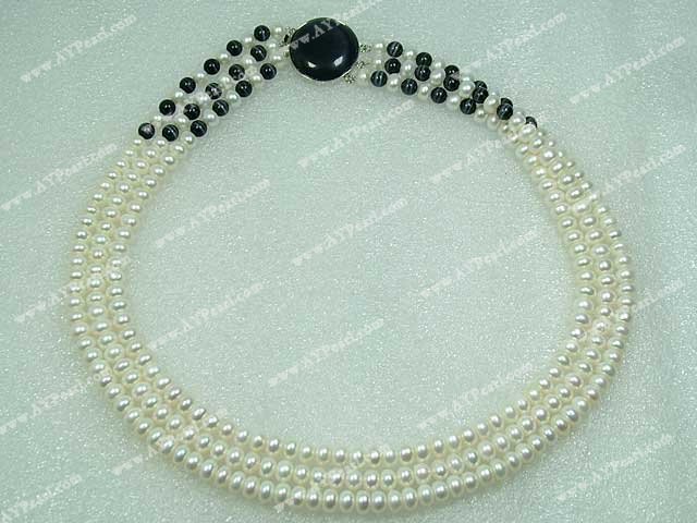 pearl cat's eye necklace