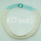 Wholesale pearl cat's eye necklace