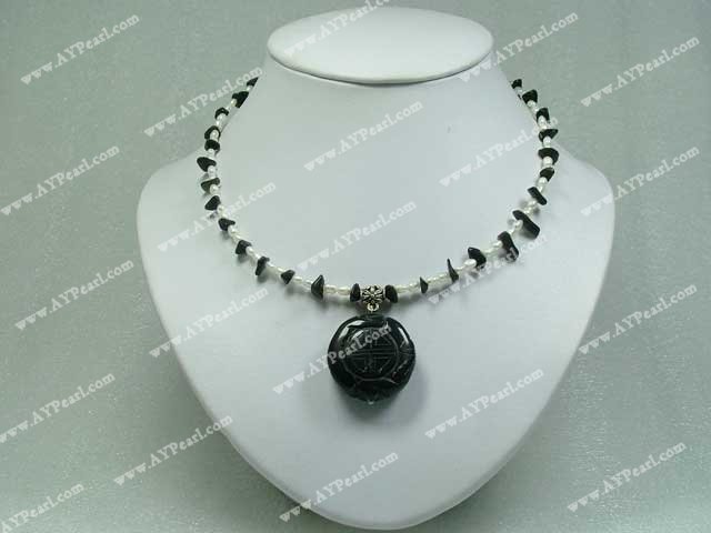 gemstone pearl necklace