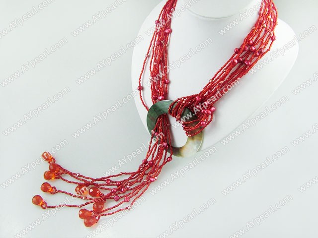 Pearl Crystal Necklace