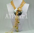 Wholesale pearl crystal necklace