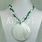 turquoise shell necklace