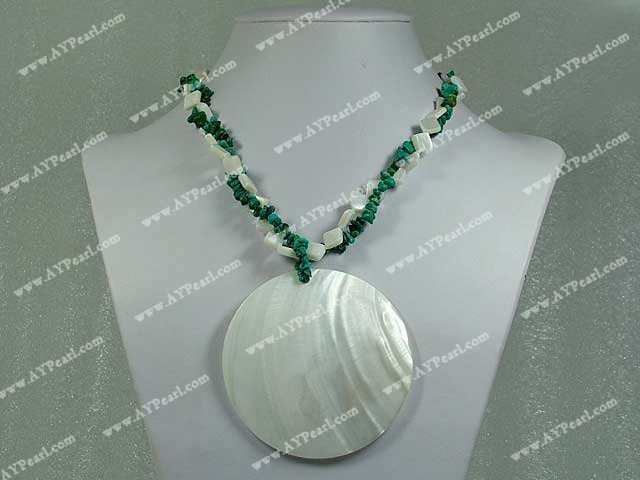 turquoise shell necklace