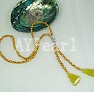 pearl agate necklace