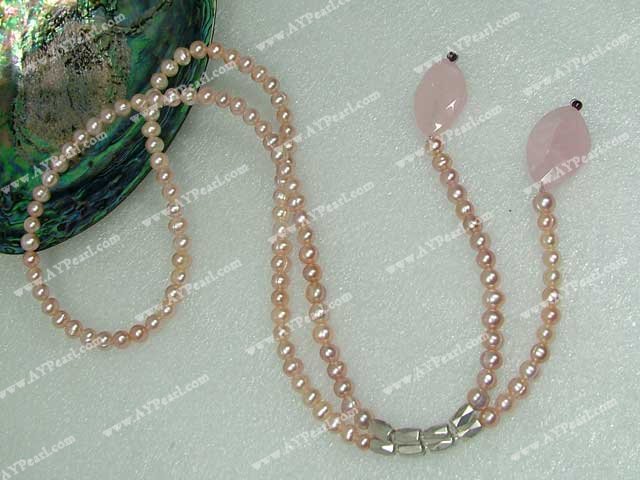 pearl gem necklace