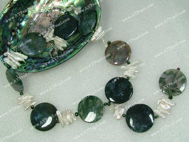 Agate perlekjede