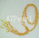 Wholesale pearl crystal necklace