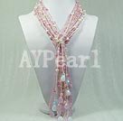 crystal pearl necklace
