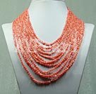 coral necklace