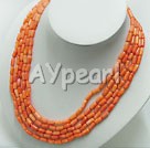 coral necklace