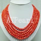 coral necklace