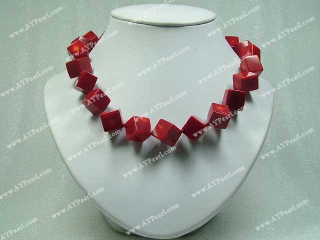 coral necklace