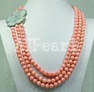 coral necklace