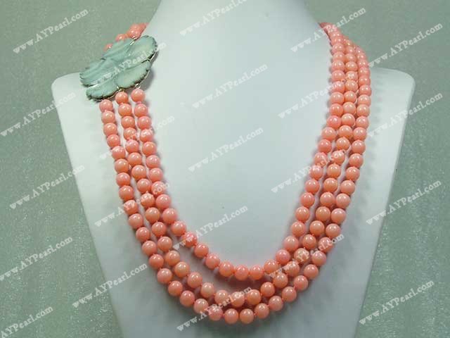 coral necklace