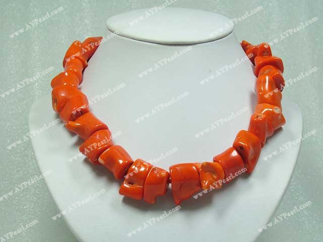 coral necklace