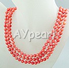 coral necklace