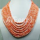 coral necklace