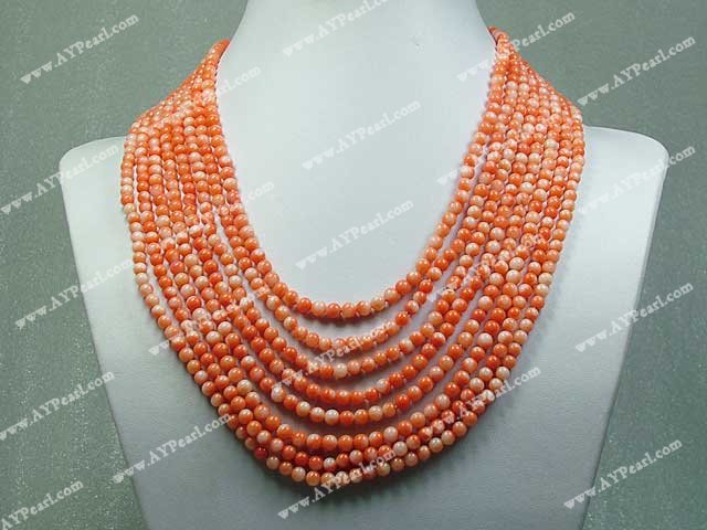 coral necklace