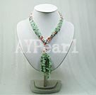 Wholesale pearl gem necklace