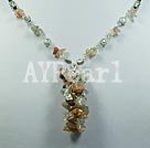 Wholesale colored crystal necklace