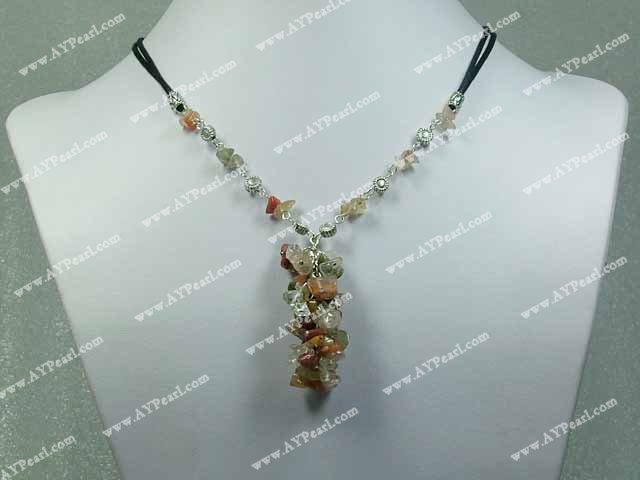 colored crystal necklace