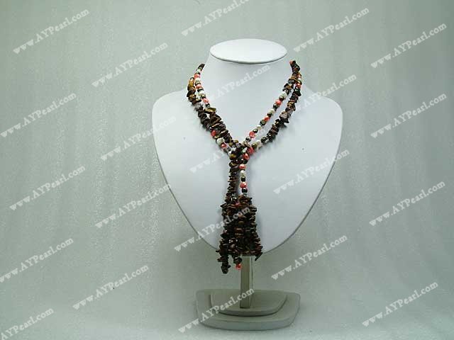 pearl gem necklace