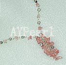Wholesale Cherry quartz necklace