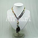 Wholesale pearl gem necklace